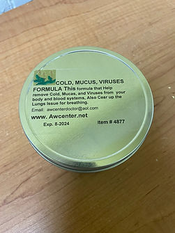 Cold, Mucus, Viruses Formula Tea